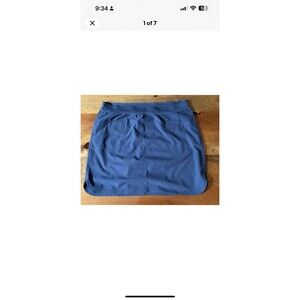 Mountain Hardware Womens M Skirt Blue Stretch Casual Active Outdoor